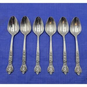 Versailles by MSI Stainless Japan Set 6 Oval Soup Spoons 7 3/8”